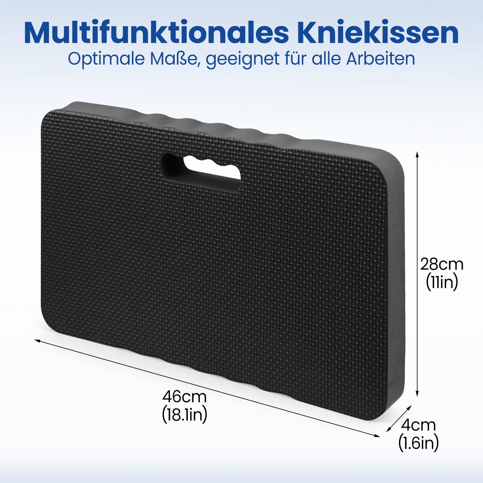 2er Set Extra Dicke Garten-Kniekissen (4 cm) – Komfortable Kniematte für Garten, Haushalt & Werkstatt