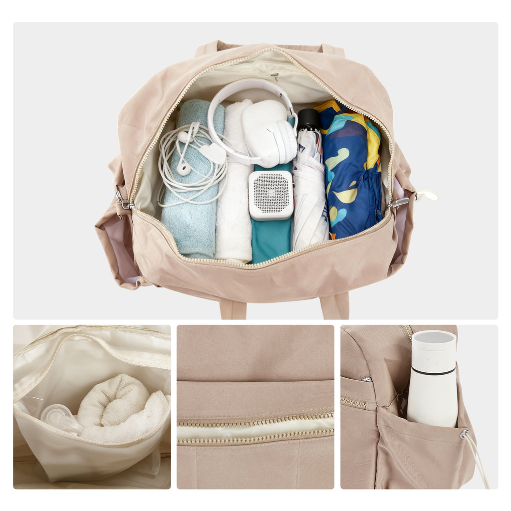 Reisetasche mit Nassfach – Camel