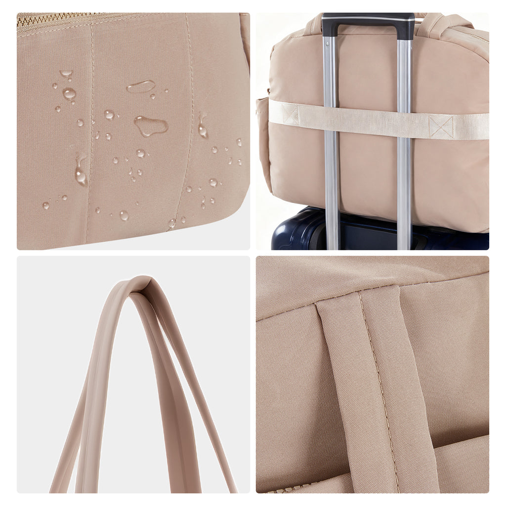 Reisetasche mit Nassfach – Camel