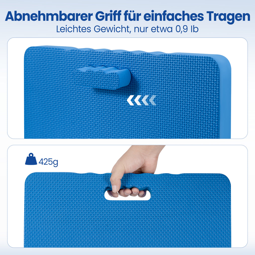 2er Set Extra Dicke Garten-Kniekissen (4 cm) – Komfortable Kniematte für Garten, Haushalt & Werkstatt