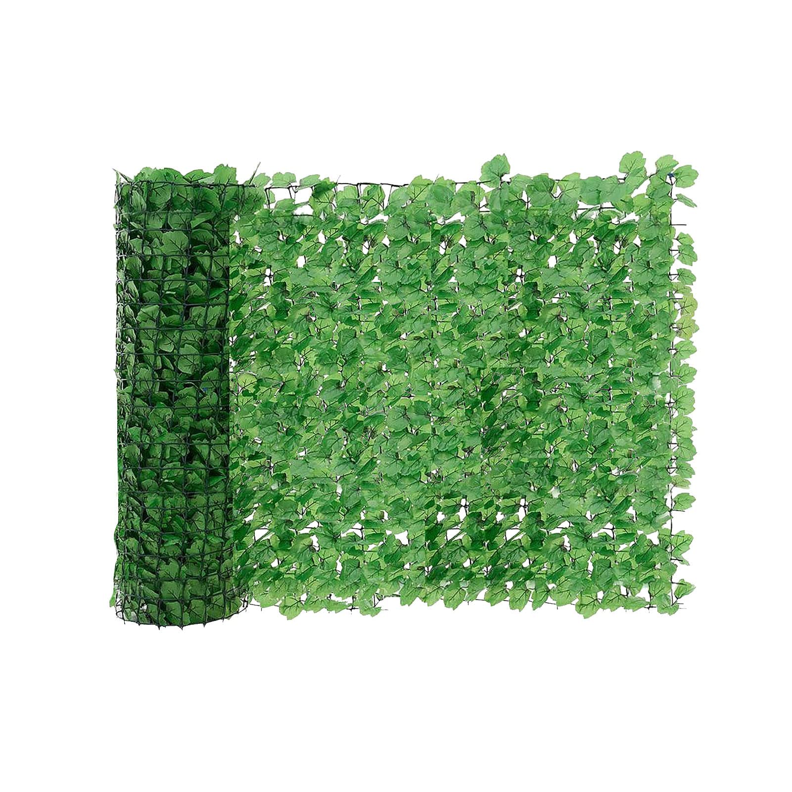 Premium PVC Sichtschutzmatte Grün – Wetterfester Sichtschutzzaun für Garten, Balkon & Terrasse (100 x 300 cm)