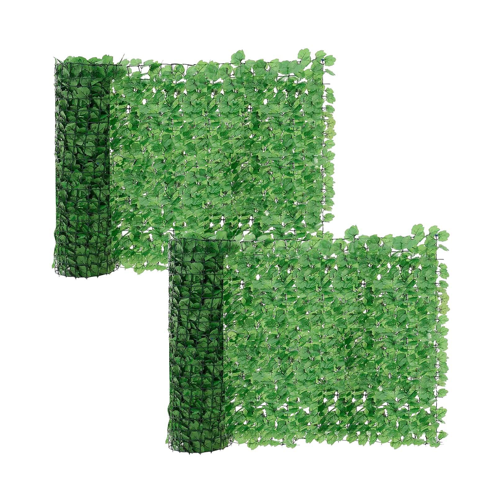 Premium PVC Sichtschutzmatte Grün – Wetterfester Sichtschutzzaun für Garten, Balkon & Terrasse (100 x 300 cm)