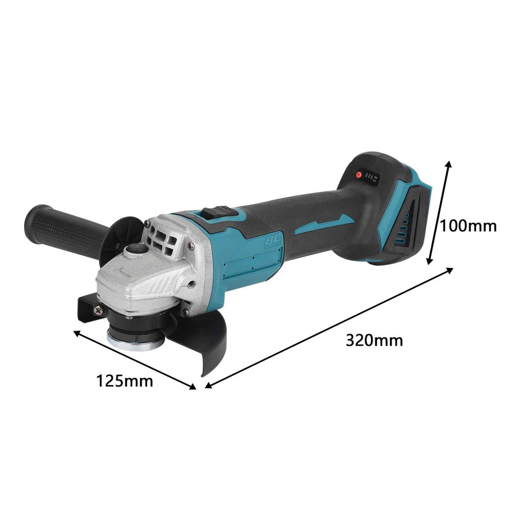 Profi Akku-Winkelschleifer 18V (Ø 125 mm) – 800W Trennschleifer mit 6-stufiger Drehzahlregelung (Solo)