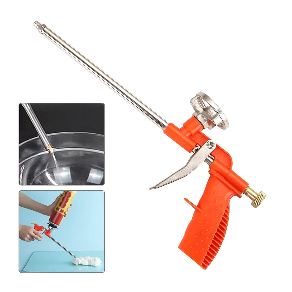 2er Set Profi Bauschaumpistolen aus Metall – Robuste Schaumpistolen zum Abdichten & Füllen