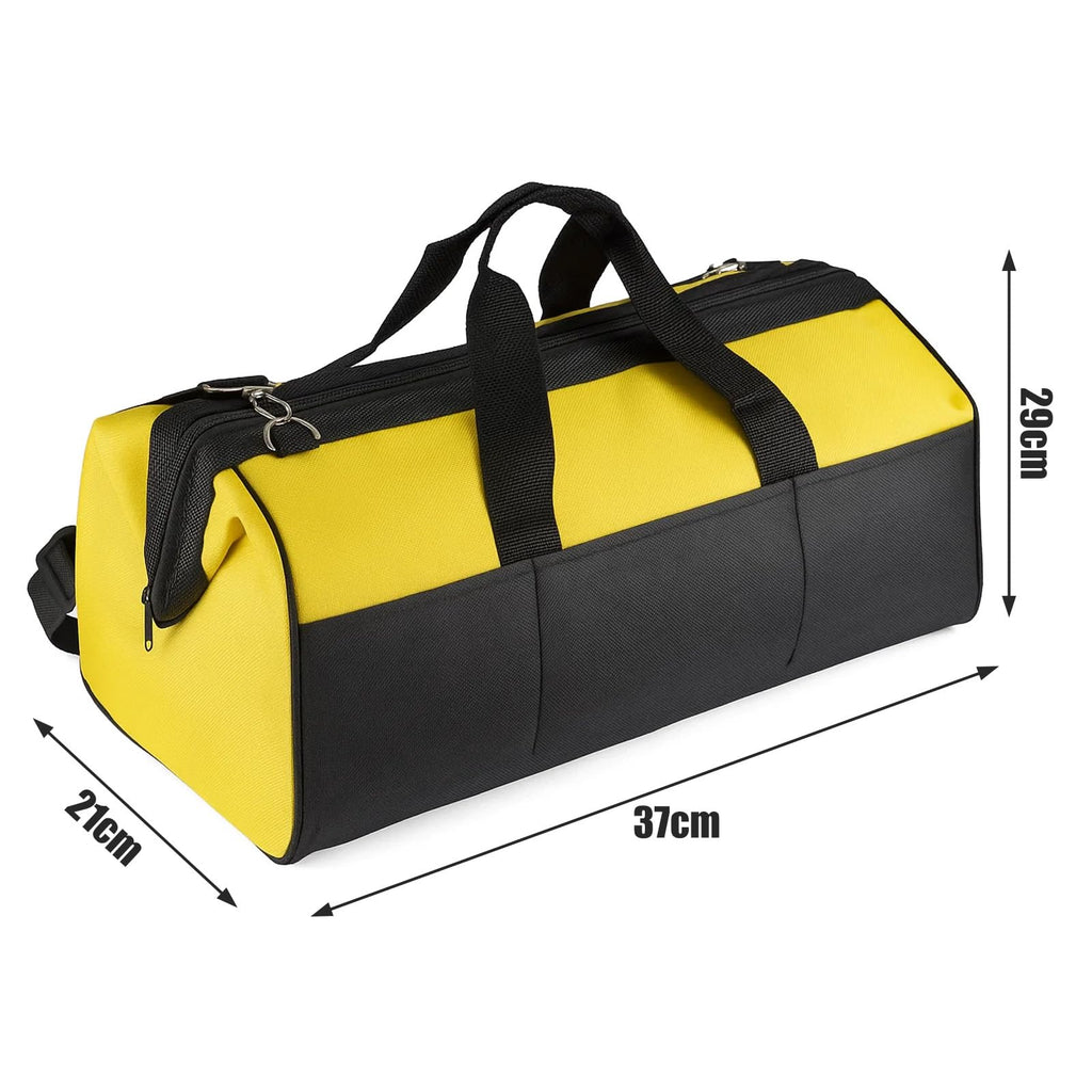 Profi Techniker-Werkzeugtasche (37x29x21 cm) – Kompakte Montagetasche mit verstellbarem Schultergurt