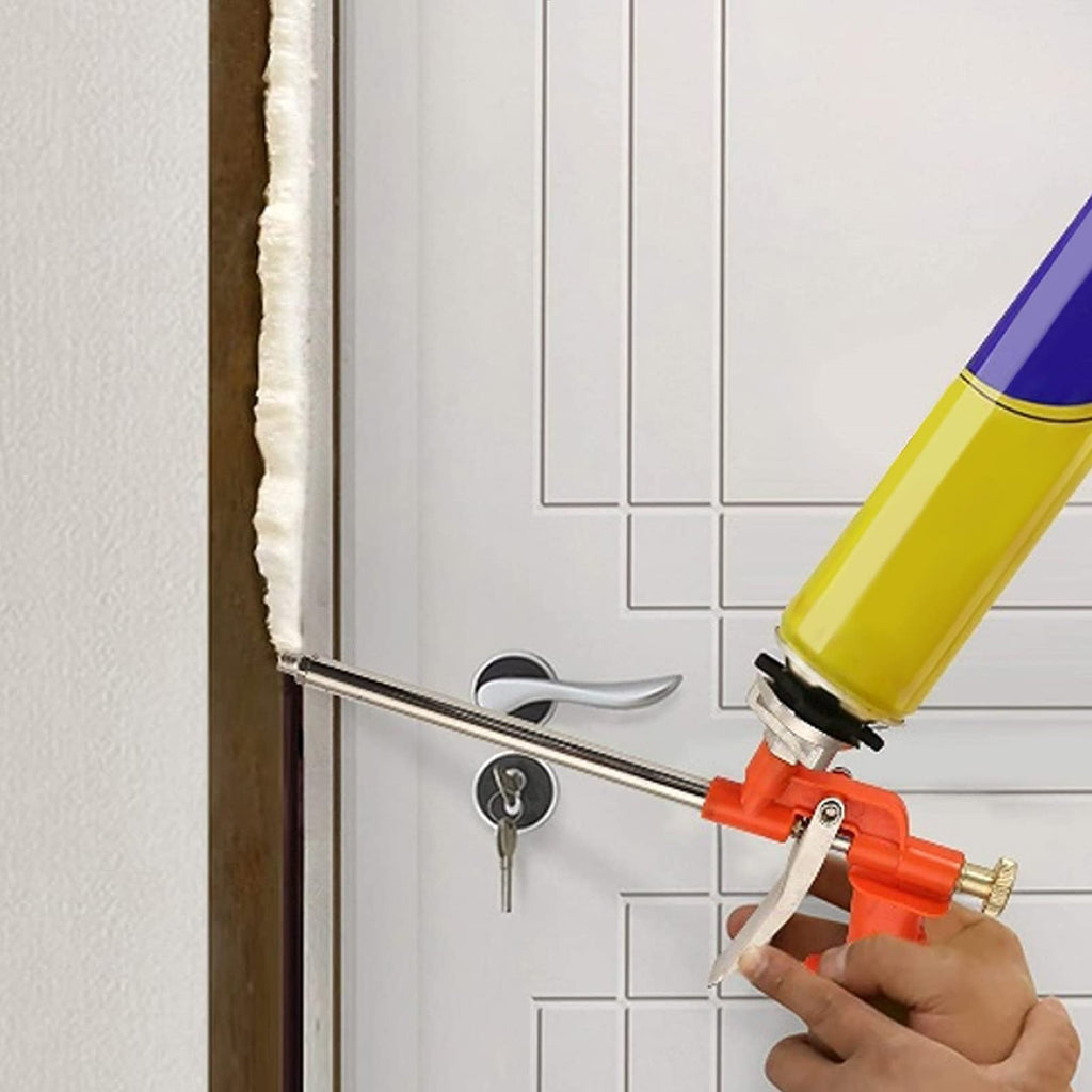 2er Set Profi Bauschaumpistolen aus Metall – Robuste Schaumpistolen zum Abdichten & Füllen