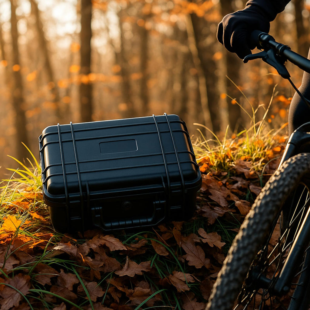 Robuster Hartschalenkoffer mit Schaumstoffeinlage (440x345x180 mm) – Wasserdichter Schutzkoffer für Kameras, Drohnen & Werkzeug