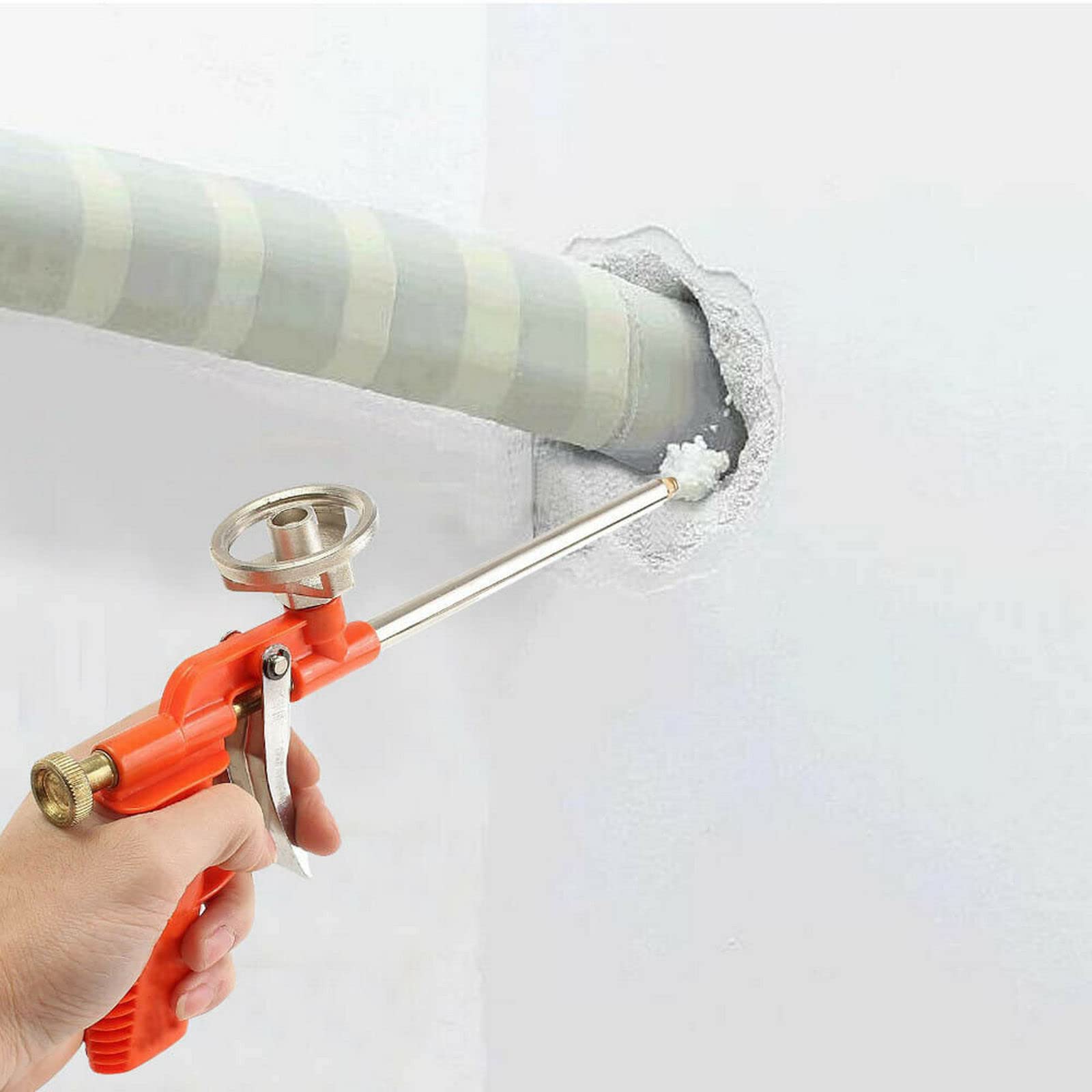 2er Set Profi Bauschaumpistolen aus Metall – Robuste Schaumpistolen zum Abdichten & Füllen