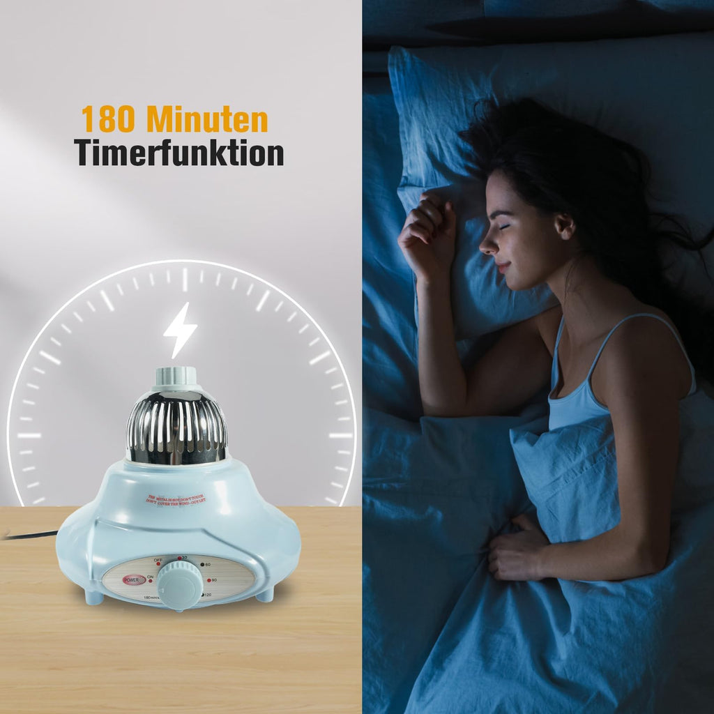 Elektrischer Wäschetrockner (1000W) – Klappbarer 2-Etagen Trockenständer aus Edelstahl mit Timer & 10kg Kapazität